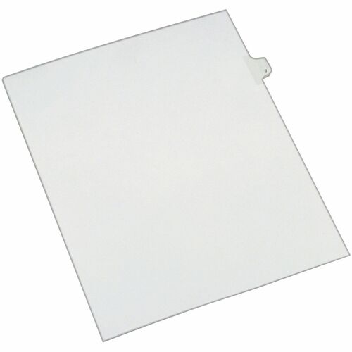 Avery  Index Dividers, Side Tab 7 - 1/25 Cut, 8-1/2"x11", 25/PK, WE