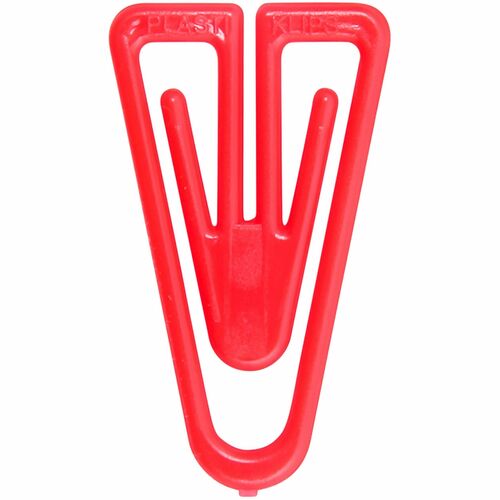 Baumgartens  Paper Clips, Plastic, Large, 200/BX, Assorted