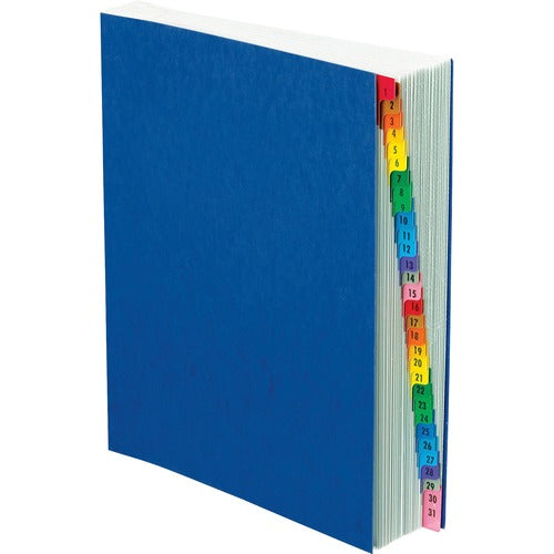 Pendaflex  Desk File/Sorter,Daily,1-31,11-3/4"x1-1/2"x10",Blue/Black