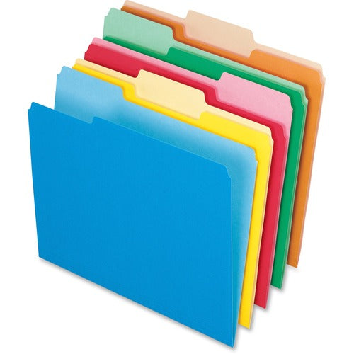 Pendaflex  File Folder, AST 1/3 Tab Cut, Letter-Size, 100/BX, Assorted