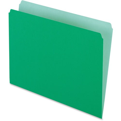 Pendaflex  File Folder, Straight Tab Cut, Letter-Size, 100/BX, Green
