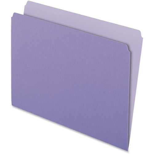 Pendaflex  File Folder, Straight Tab Cut, Letter-Size, 100/BX, Lavender
