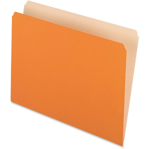 Pendaflex  File Folder, Straight Tab Cut, Letter-Size, 100/BX, Orange