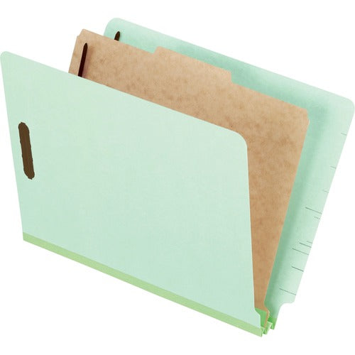 Pendaflex  Classification Folders, 1 Divider, Letter, 10/BX, LGN