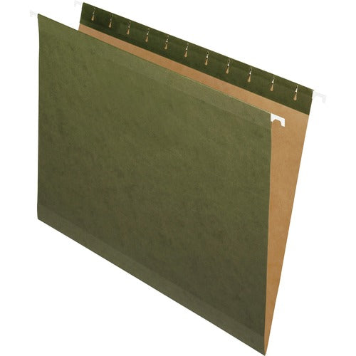 Pendaflex  Hanging Folders Without Tabs, Letter, 25/BX, Standard Green