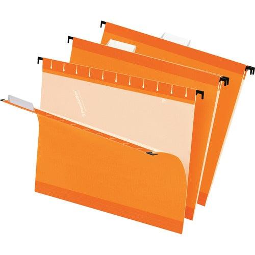 Pendaflex  Hanging Folder, 1/5 Tab Cut, Letter, 25/BX, Orange