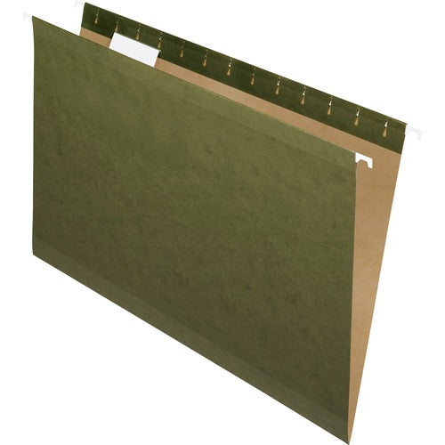 Pendaflex  Hanging Folder, Legal, 1/5 Tab Cut, 25/BX, Green