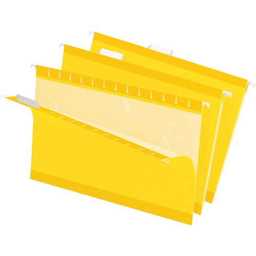 Pendaflex  Hanging Folder, 1/5 Tab Cut, Legal, 25/BX, Yellow