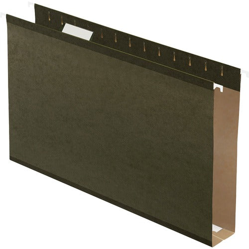 Pendaflex  Hanging Folders, 2" Capacity, Legal, 25/BX, Standard Green