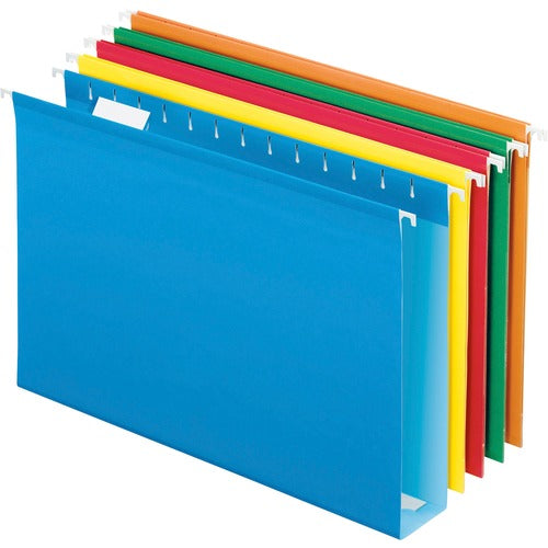 Pendaflex  Hanging Folders, w/Box Bottoms, 25/BX,BGN,BE,OE,RD,YW