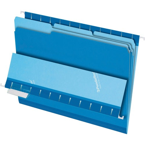 Pendaflex  Interior Folder, 11pt, 1/3 Tab Cut, Letter, 100/BX, BE