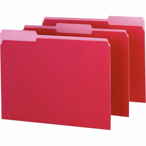 Pendaflex  Interior Folder, 11pt, 1/3 Tab Cut, Letter, 100/BX, RD