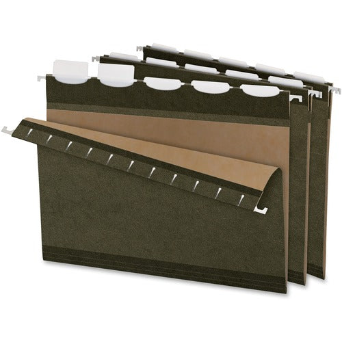 Pendaflex  Hanging File Folder,W/Tab,Ltr,1/5Cut,25/BX,Standard Green