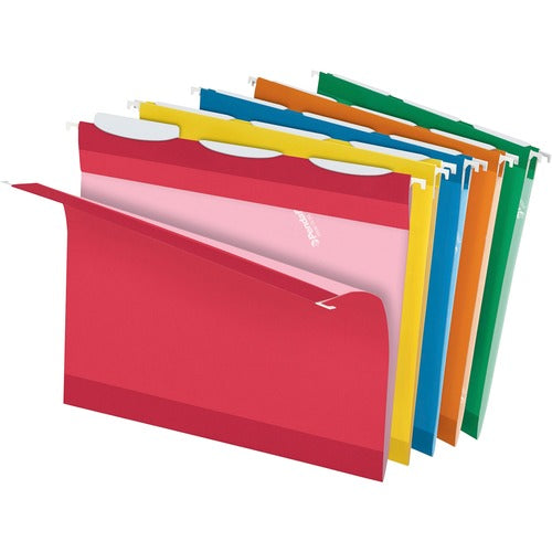 Pendaflex  Hanging File Folder, Letter, 1/3 Cut, 25/BX, Assorted