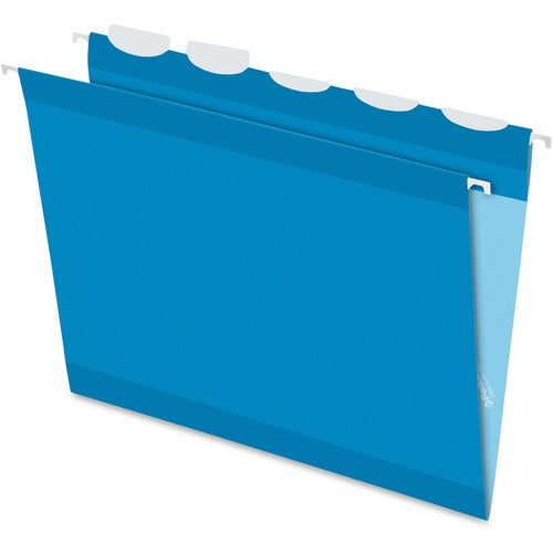 Pendaflex  Hanging File Folder, Letter, 1/5 Cut, 25/BX, Blue