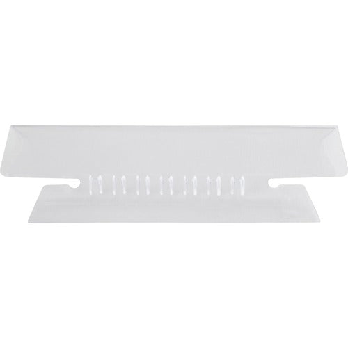Pendaflex  Plastic Tabs, 3-1/2" Tab, 1/3 Tab Cut, 25/PK, Clear