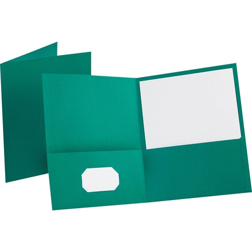 Oxford  Twin Pocket Folders,No Fasteners,11"x8-1/2",25/BX,TE