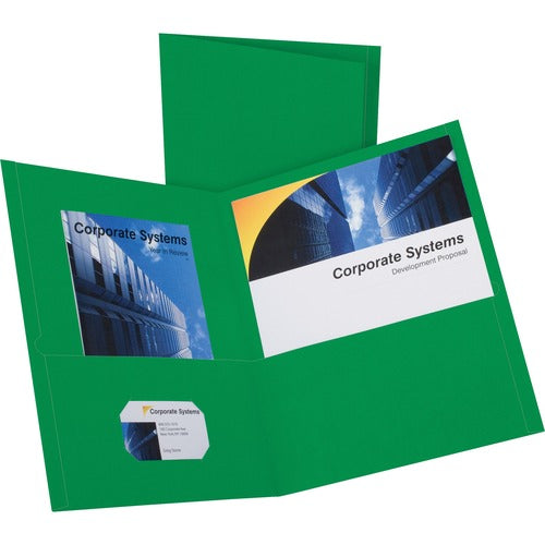 Oxford  Twin Pocket Folders,No Fasteners,11"x8-1/2",25/BX,HGN