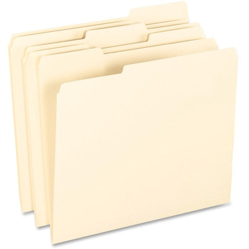 Pendaflex  File Folder,Top-Tab 1/3 Cut,Ltr.,100/BX,Manila
