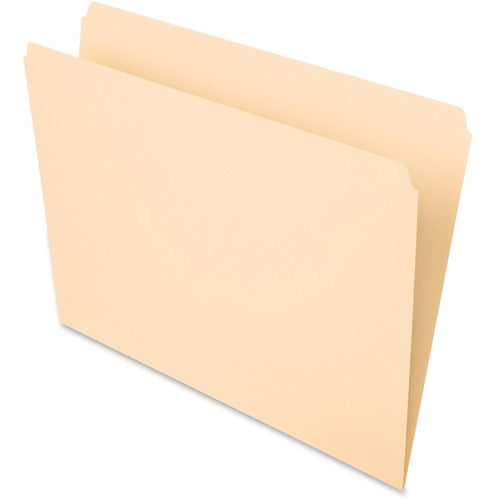 Pendaflex  Folders, Straight Cut Tab, 11 Point, Letter, 100/BX, Manila