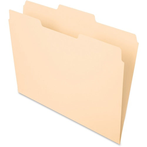 Pendaflex  File Folder,1/3 Cut Center Tab,11pt, Ltr,1-Ply,100/BX, MLA