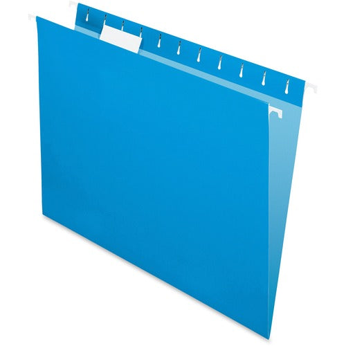 Pendaflex  Hanging F older, 1/5 Tab Cut, Letter Size, 25/BX, Blue