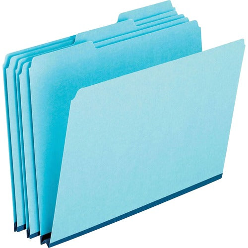 Pendaflex  Tab Folders, 1/3 Cut, 9-1/2"H, Letter-Size, 25/BX,Blue