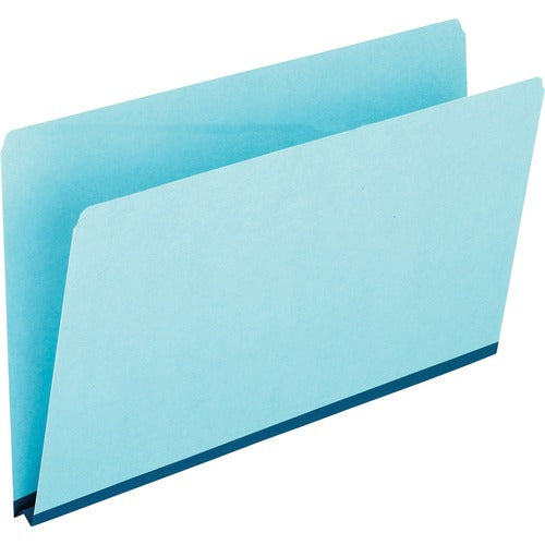Pendaflex  Tab Folders, Straight Cut, 9-1/2"H, Legal-Size, 25/BX, Blue