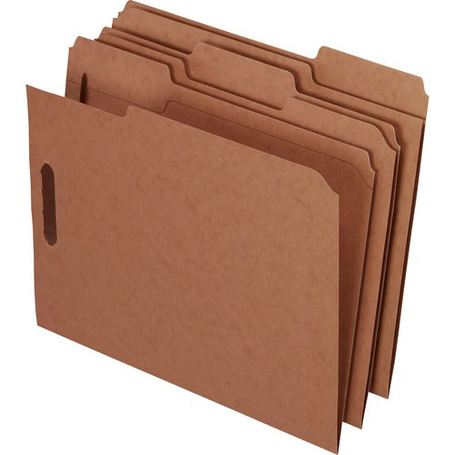 Pendaflex  File Folders, 1/3 Cut Tab, 2 Fasteners, Letter, 50/BX, Kraft