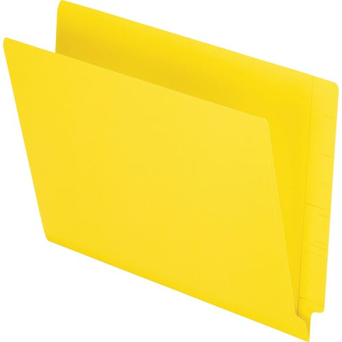 Pendaflex  End Tab File Folder,3/4" Exp.,11 pt.,Letter,100/BX,Yellow