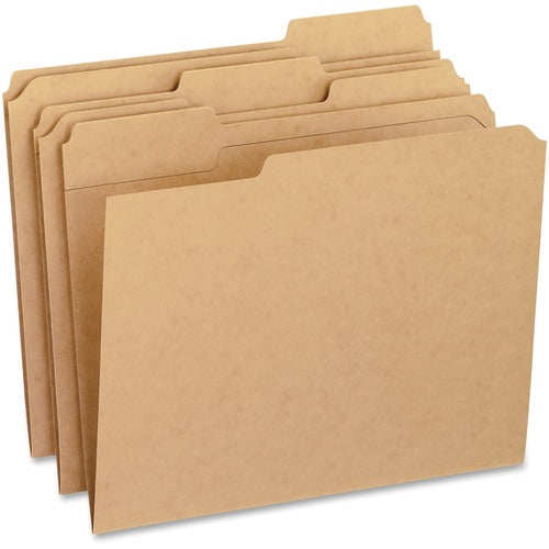 Pendaflex  Top File Folder, 1/3 Cut Assorted Tab, Letter, 100/BX, kFT