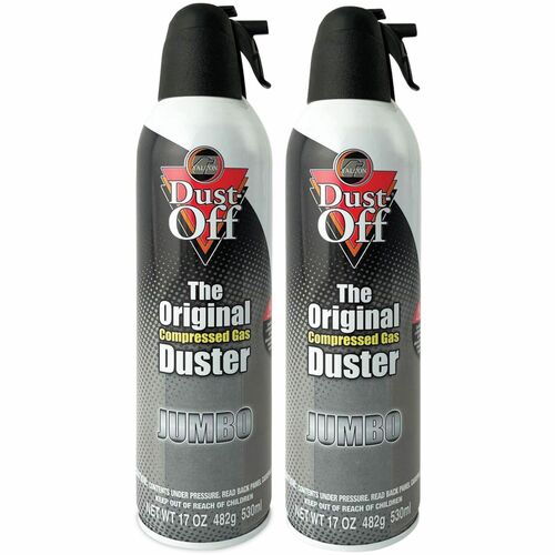 Falcon  Dust-Off Jumbo Disposable Duster, 17 oz, 2/PK-FALDPSJMB2
