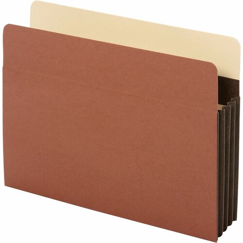 Pendaflex  File Pocket,24 pt Cover,3-1/2" Exp.,Letter,10/BX,Brown