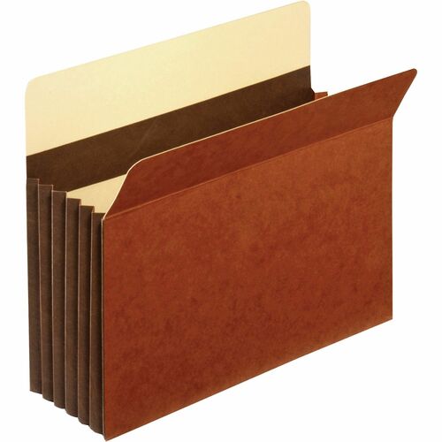 Pendaflex  File Pockets, Letter, 24 Pt., 5-1/4", Exp, 10/BX, Brown