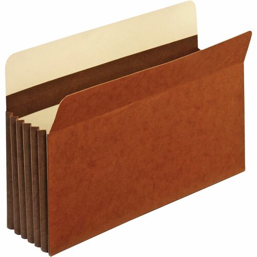 Pendaflex  File Pockets, Legal, 24 Pt., 5-1/4", Exp, 10/BX, Brown