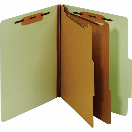 Pendaflex  Classification Folder, 2 Partitions, Letter, Green