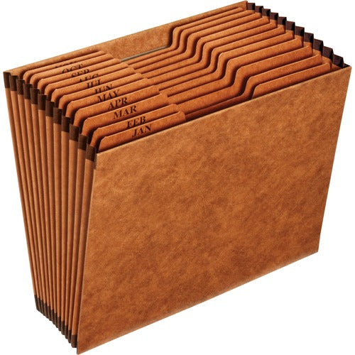 Pendaflex  File,12 Pockets,No Flap,Monthly,Jan-Dec,1/3 Cut Tab,Ltr,BN