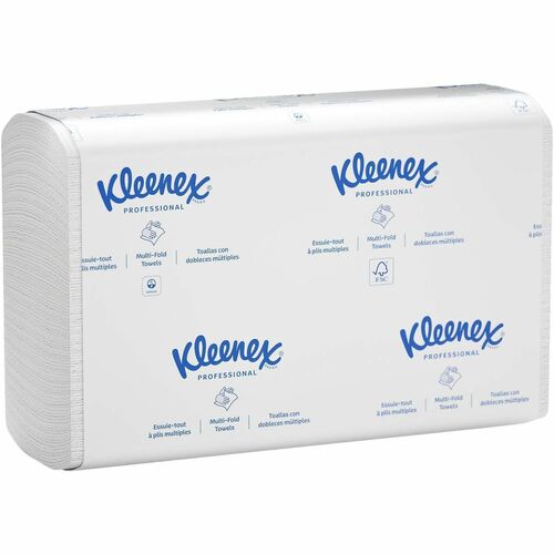 Kimberly-Clark Professional  Paper Towels, Multifold, 9.2"x9.4", 150 Towels/PK, 16/CT, WE