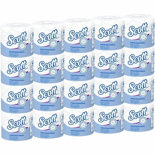 Kimberly-Clark Professional  Bath Tissue, 2-Ply, 550 Shts/Roll, 20 Rolls/CT, White