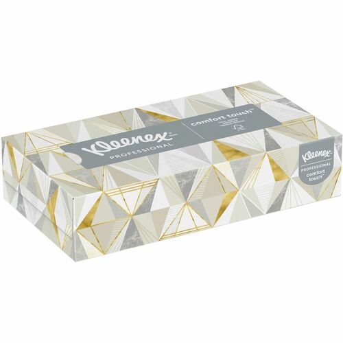 Kimberly-Clark Professional  Facial Tissue, 8-2/5"x8-3/5", 125/BX, White