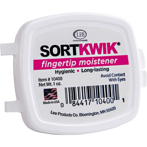 Lee  Fingertip Moistener, Nonskid Base, 1oz.