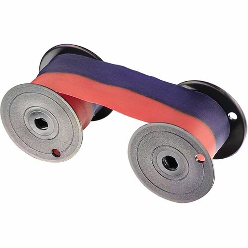 Lathem  Replacement Ribbon, f/ Lathem Time Clocks, Black/Red