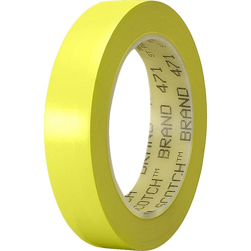 3M  Marking Tape, Vinyl, 1"x108', Yellow