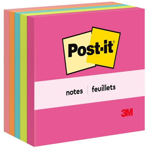 3M  Post-it Notes, 3"x3", 100 Sht/Pad, 5/PK, Cape Town
