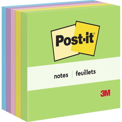 3M  Post-it Notes, 3"x3", 5/PK, 100 Sht/Pad, Jaipur