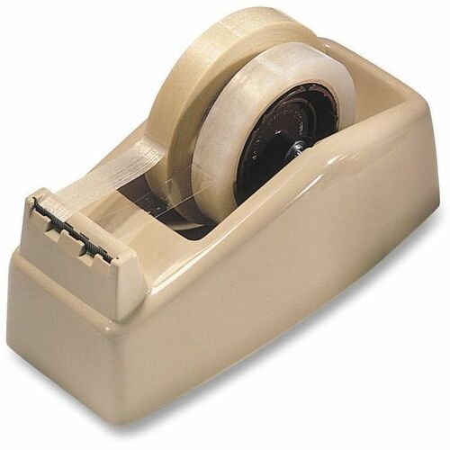 3M  Heavy-Duty 2 Roll Dispenser, Up To 2" wide, Weighted, Beige