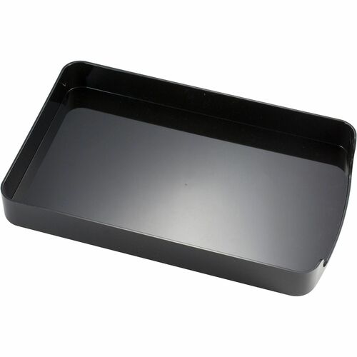 Officemate  Front Loading Legal Tray, 10-1/4"x15-7/8"x2", Black