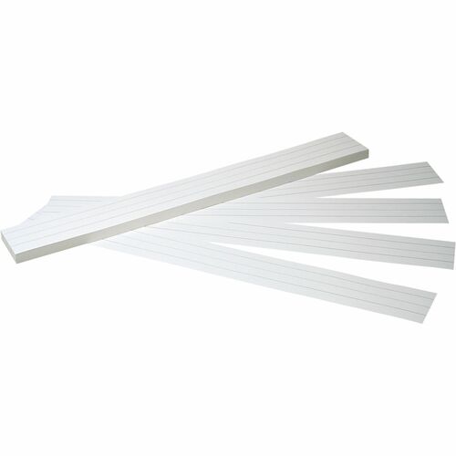 Pacon  Sentence Strips, 3"x24", White Tagboard, 100/PK