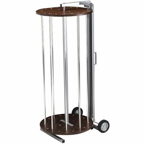 Pacon  Rotary Rack-Kraft Rolls, f/ 48" Rolls, 24"x58"x28", Gray