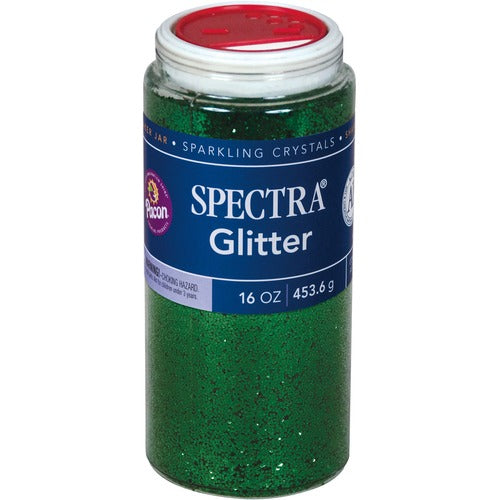 Pacon  Sparkling Crystals Glitter, 16 Oz, Green